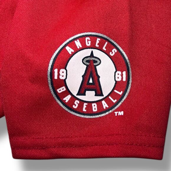 MLBPA SHOHEI OHTANI #17 Pet Dog Red T-shirt MLB Los Angeles Angels Size L - Picture 5 of 9